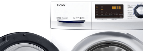 Haier wasmachine met display 