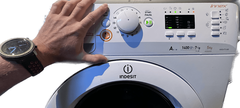 Indesit wasmachine met bediening
