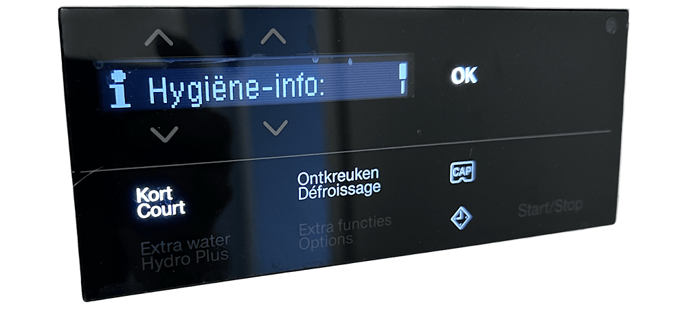 Miele Waschmaschine Hygiene Info Geht Nicht Weg Snelle oplossing van een foutmelding Hygiene-Info Miele?