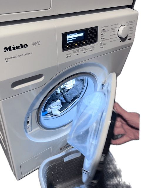 Fris ruikende wasmachine