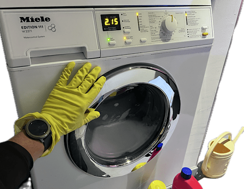 onderhoudsbeurt frisse wasmachine